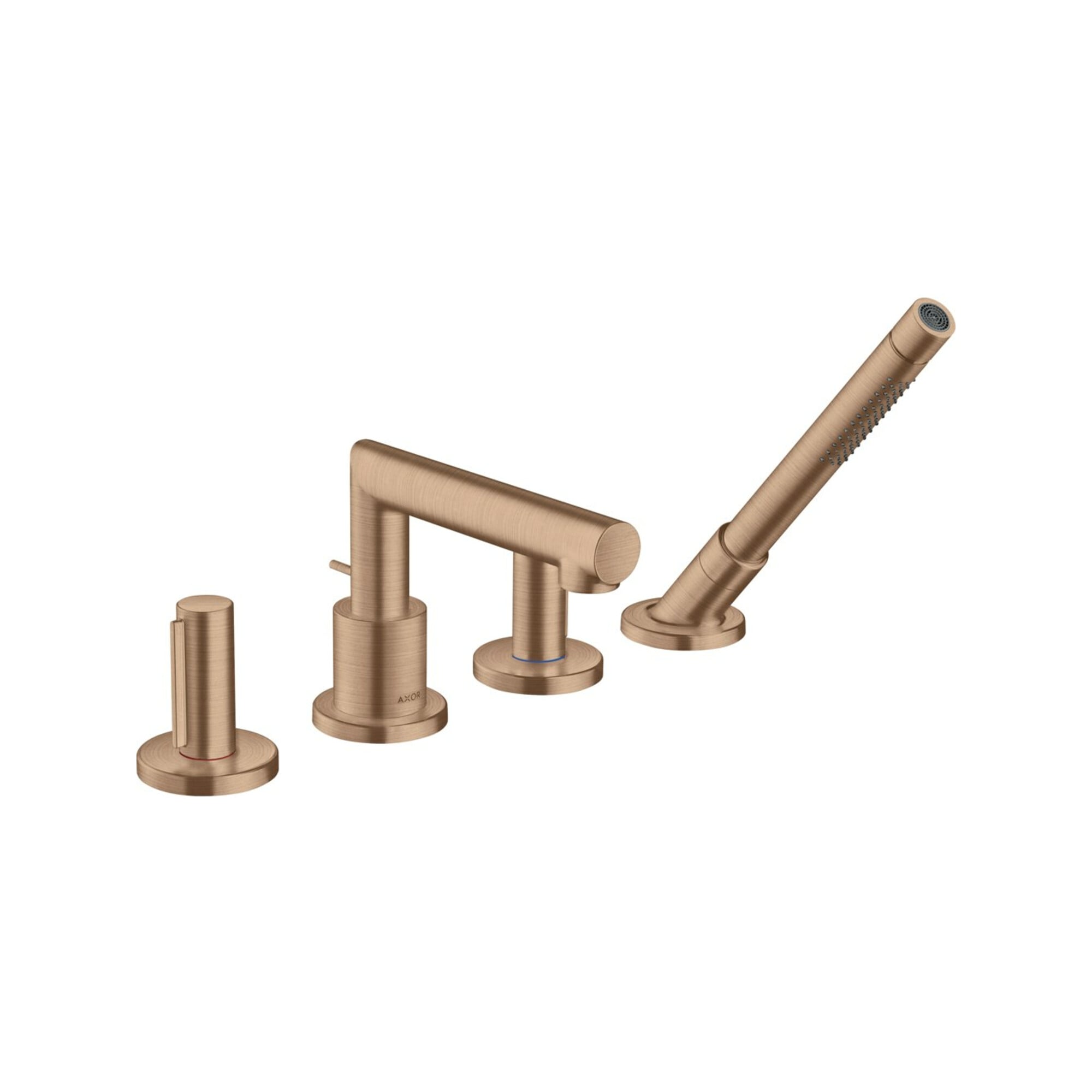 hansgrohe Fertigmontageset Axor Uno 4-L-BW-Rand-Arm., m Zerogr, brush. r gol