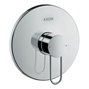 hansgrohe Fertigmontageset Axor Uno UP-Brause-Einhebelmischer, m Bü-G, pol. black chrome