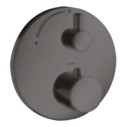 hansgrohe Fertigmontageset Axor Uno UP-THM, m Absperrventil, brush. bla chrome
