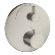 hansgrohe Fertigmontageset Axor Uno UP-THM, m Absperrventil, Edelstahl-Optik