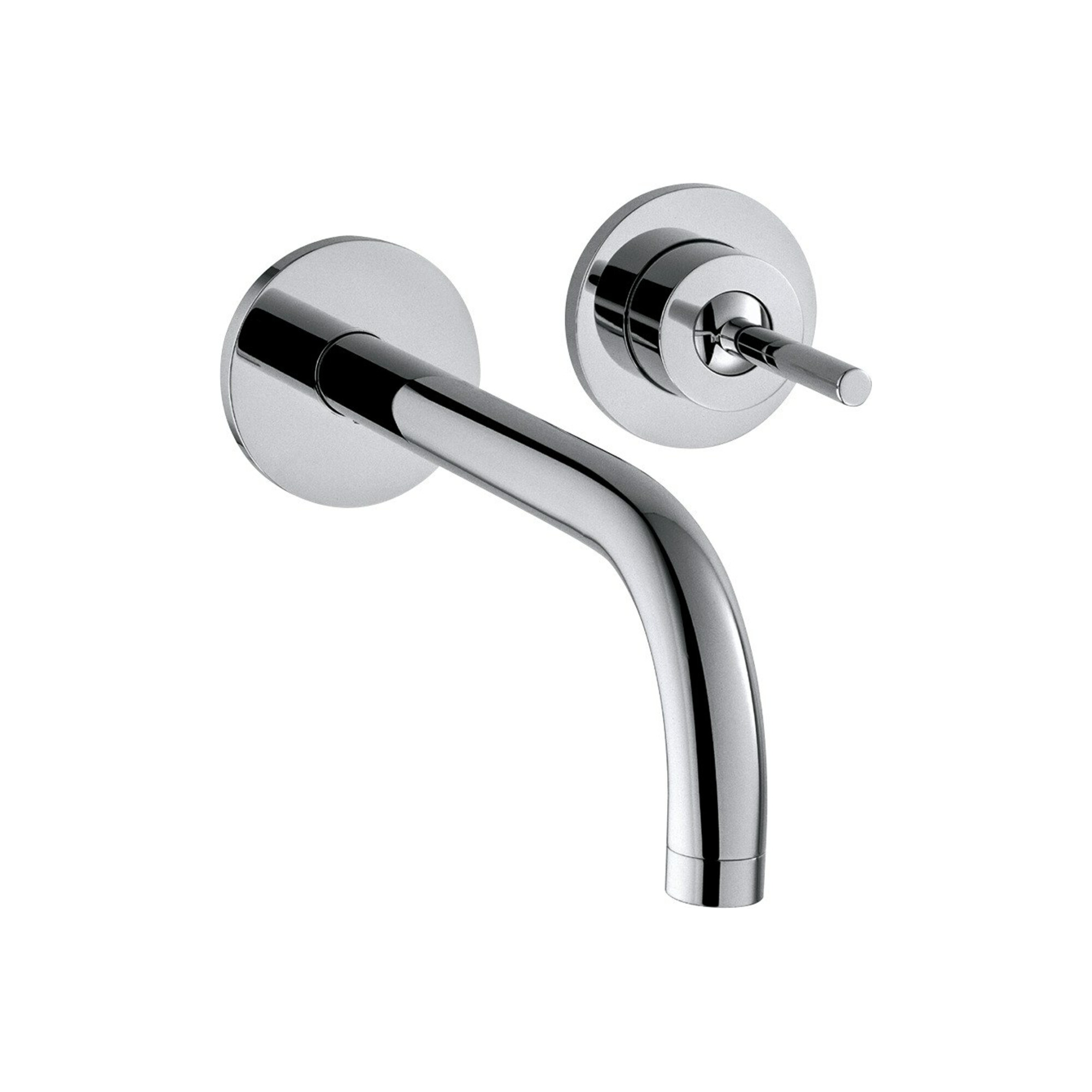 hansgrohe Fertigmontageset Axor Uno UP-Waschtisch-Einhebelmischer, Pin-Griff, Ros, A 165mm, chr