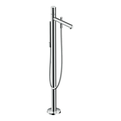 hansgrohe Fertigmontageset Axor Uno WA-EHM, boden, m Zerogr, Edelstahl-Optik