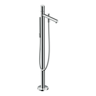 hansgrohe Fertigmontageset Axor Uno WA-EHM, bodensteh., m Zerogr, brush. ni.