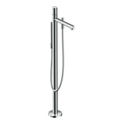 hansgrohe Fertigmontageset Axor Uno WA-EHM, bodensteh., m Zerogr, brush. ni.