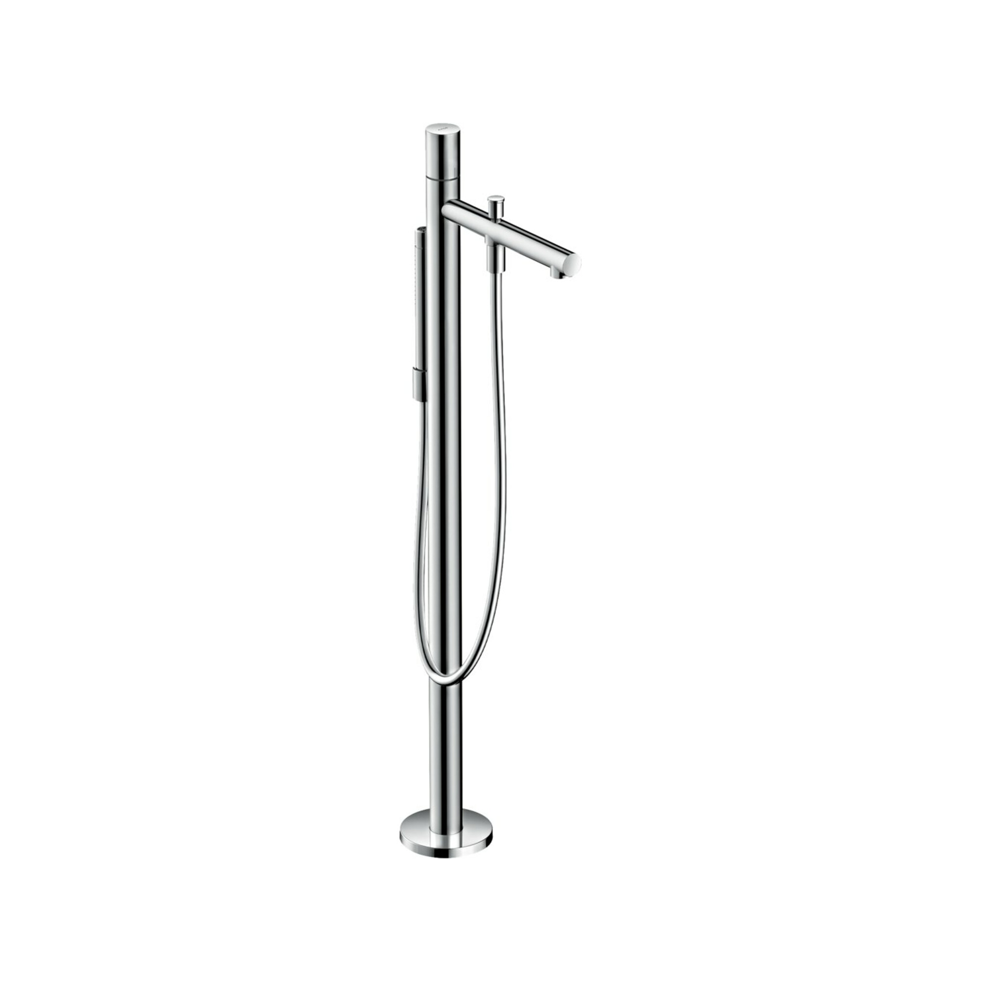 hansgrohe Fertigmontageset Axor Uno Wannen-Einhebelmischer, bodensteh., m Zerogr, chrom