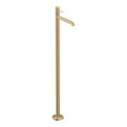 hansgrohe Fertigmontageset Axor Uno Waschtisch-Einhebelmischer, boden, m B, o Abl., brush. bron