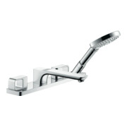 hansgrohe Fertigmontageset Axor Urquiola 4-L-BW-Rand-Arm., Ausl. 198mm, brush. br