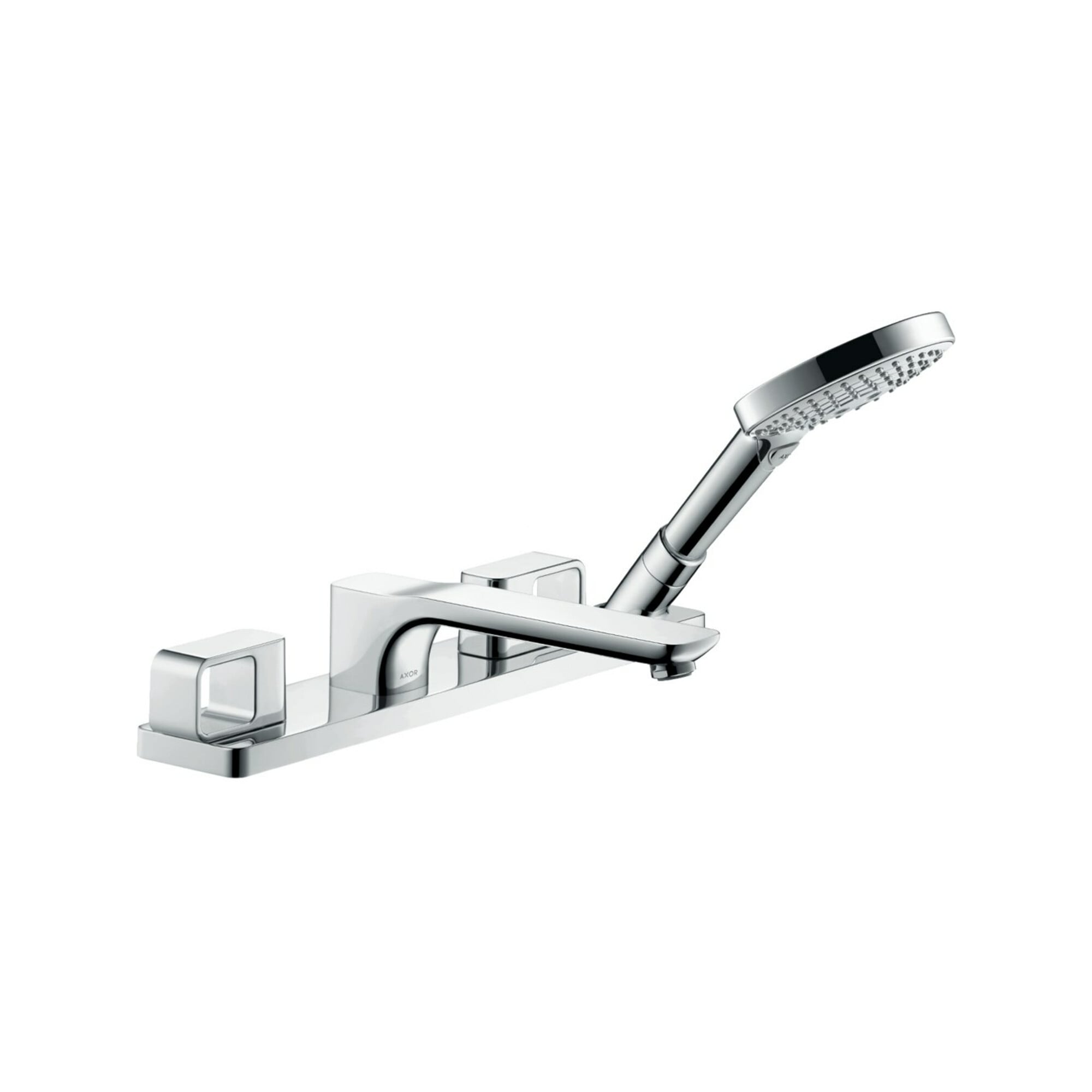 hansgrohe Fertigmontageset Axor Urquiola 4-L-Fliese-Ar, Ausl. 198mm, brush. br
