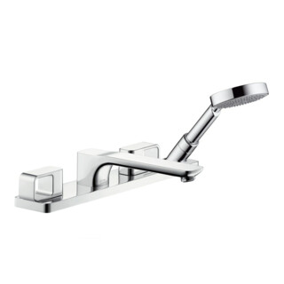 hansgrohe Fertigmontageset Axor Urquiola 4-L-Fliesenrd.-Arm., Ausl. 198mm, chrom