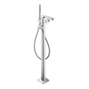 hansgrohe Fertigmontageset Axor Urquiola Wannen-Thermostat, bodensteh., Ausl. 204mm, chr