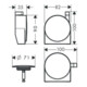 hansgrohe Fertigmontageset EXAFILL S Wanneneinlauf, Ab-/Überlaufgarnitur chrom-5