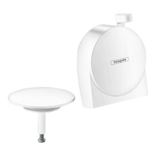 hansgrohe Fertigmontageset Exafill S Wanneneinlauf, Ab-/Überlaufgarnitur, m.-we