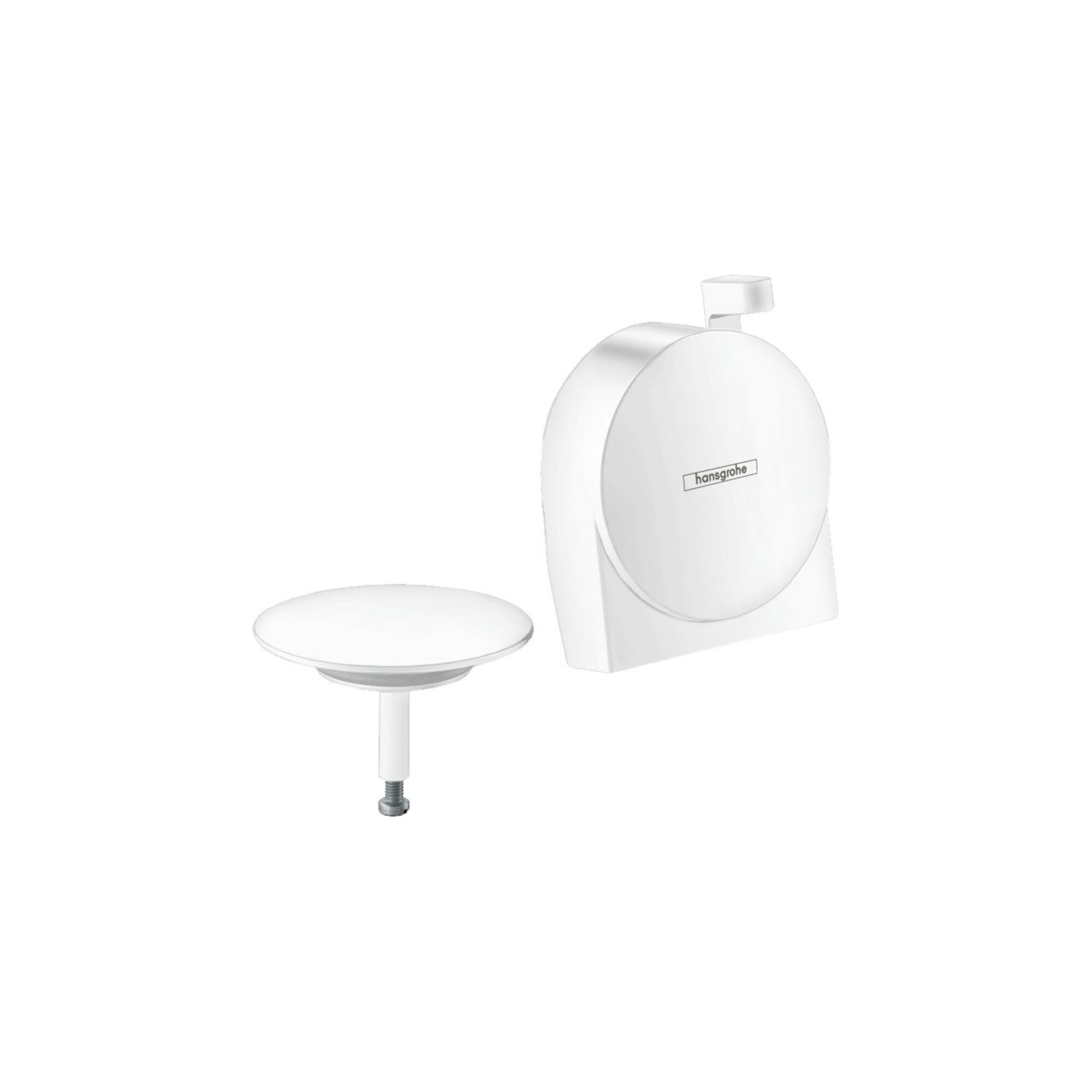 hansgrohe Fertigmontageset Exafill S Wanneneinlauf, Ab-/Überlaufgarnitur, m.-we