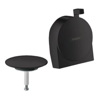 hansgrohe Fertigmontageset Exafill S Wanneneinlauf, Ab-/Überlaufgarnitur, matt-sw