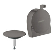 hansgrohe Fertigmontageset Exafill S Wanneneinlauf, Ab- + ÜL-Garn., brush. bla vc