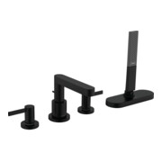hansgrohe Fertigmontageset Finoris 4-L-BW-Rand-Arm., mit sBox, schwarz matt
