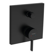 hansgrohe Fertigmontageset Finoris UP-Wannen-Einhebelmischer, schwarz matt
