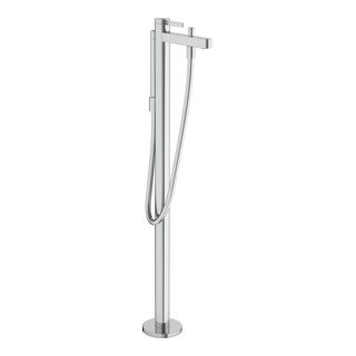 hansgrohe Fertigmontageset Finoris Wannen-Einhebelmischer, bodenstehend, chrom