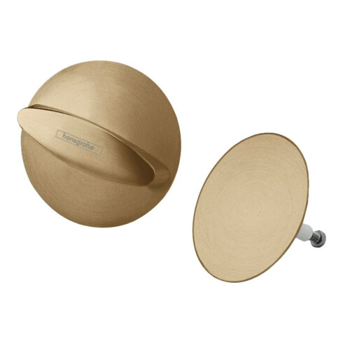 hansgrohe Fertigmontageset Flexaplus Ab-/Überlaufgarnitur, brushed bronze