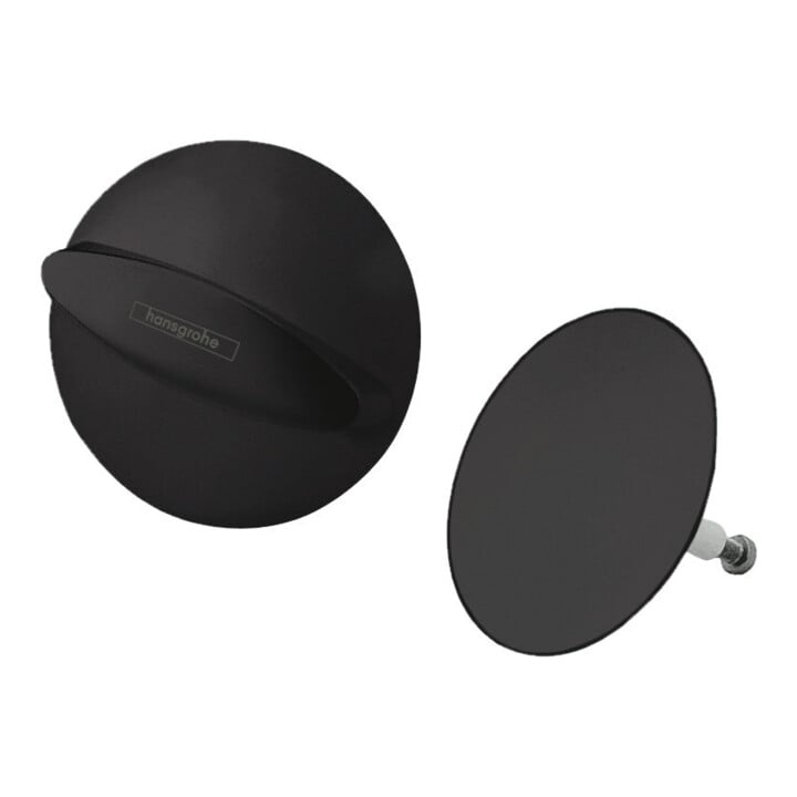 hansgrohe Fertigmontageset Flexaplus Ab-/Überlaufgarnitur, mattschwarz
