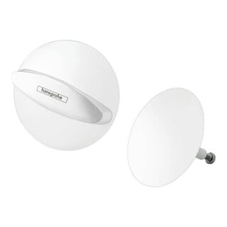 hansgrohe Fertigmontageset Flexaplus Ab-/Überlaufgarnitur, mattweiß