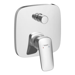 hansgrohe Fertigmontageset Logis UP-WA.-EHM, 2 Verb, m i Sich.Kombi, chr