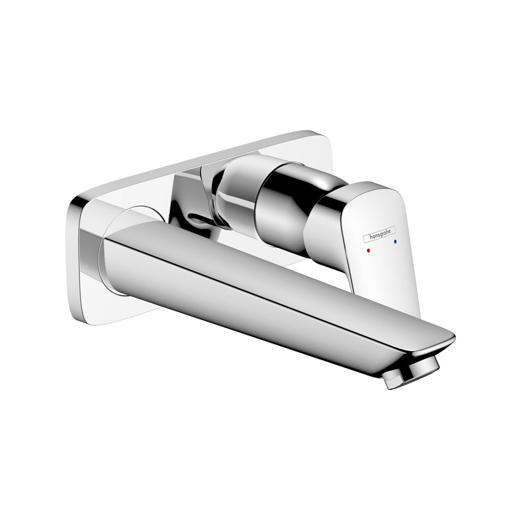 hansgrohe Fertigmontageset Logis UP-Waschtisch-Einhebelmischer, mit Auslauf 195mm, chrom
