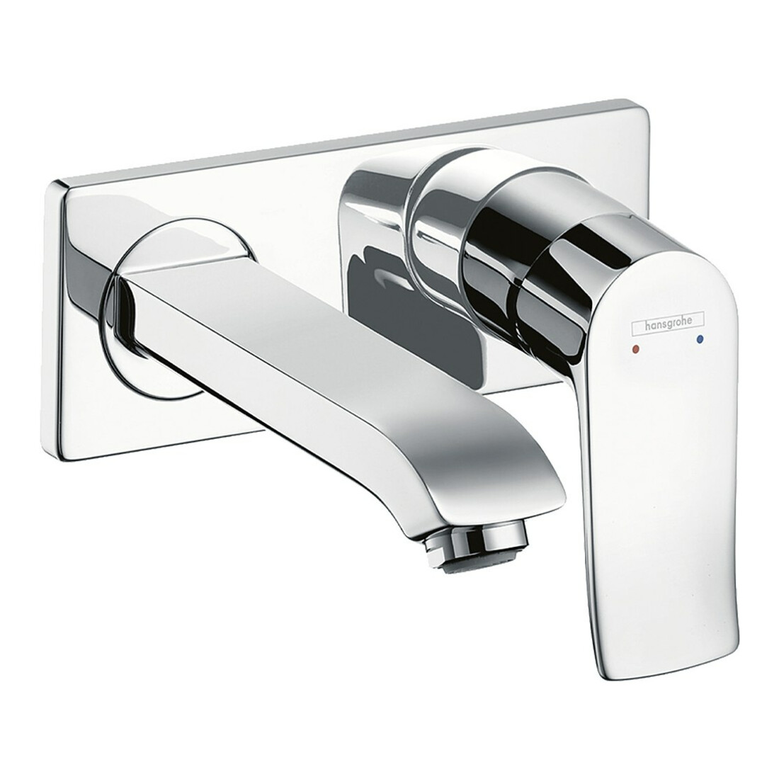 hansgrohe Fertigmontageset Metris Ausl. 165mm, UP-Waschtisch-Einhebelmischer, chrom