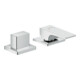 hansgrohe Fertigmontageset Metropol 2-L-Wannenrand-EHM, m Hebel, chr-1