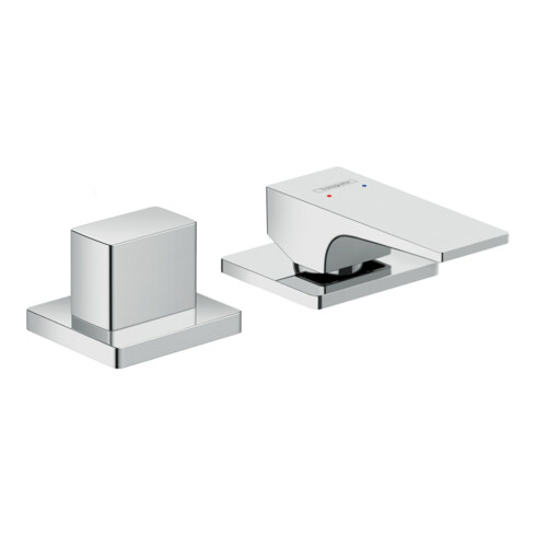 hansgrohe Fertigmontageset Metropol 2-L-Wannenrand-EHM, m Hebel, chr