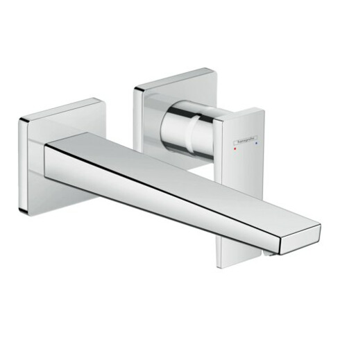 hansgrohe Fertigmontageset Metropol UP-Waschtisch-Einhebelmischer, m Hebel, Ausl. 225mm, chrom
