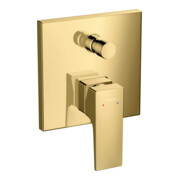 hansgrohe Fertigmontageset Metropol UP-Wannen-Einhebelmischer, m Hebel, pol. gold optic