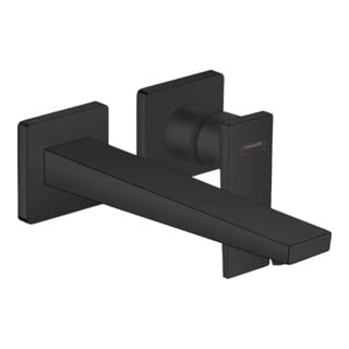 hansgrohe Fertigmontageset Metropol UP-Waschtisch-Einhebelmischer, m Hebel, Ausl. 225mm, matt-sw