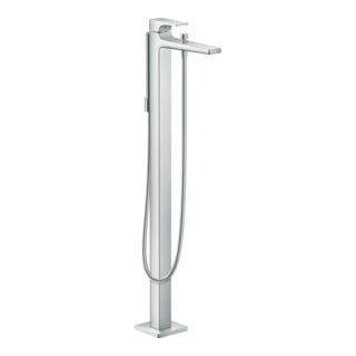 hansgrohe Fertigmontageset Metropol WA-EHM, boden, m Hebel, Ausl. 235mm, chr