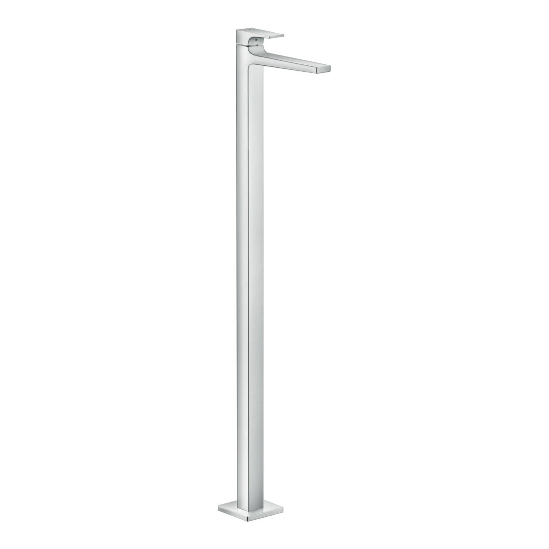 hansgrohe Fertigmontageset Metropol Waschtisch-Einhebelmischer, boden, m Hebel, o. Abl.garn, chr