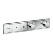 hansgrohe Fertigmontageset RainSelect UP-Thermostat, 2 Verbraucher, chrom