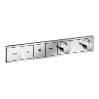 hansgrohe Fertigmontageset RainSelect UP-Thermostat, 3 Verbraucher, chrom