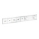 hansgrohe Fertigmontageset RainSelect UP-Thermostat, 4 Verbraucher, mattweiß-1