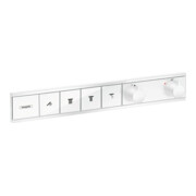 hansgrohe Fertigmontageset RainSelect UP-Thermostat, 4 Verbraucher, mattweiß