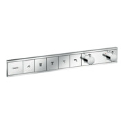 hansgrohe Fertigmontageset RainSelect UP-Thermostat, 5 Verbraucher, chrom