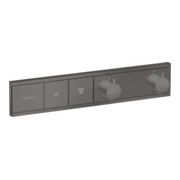hansgrohe Fertigmontageset RainSelect UP-THM, 2 Verbr., brushed black chrome