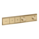 hansgrohe Fertigmontageset RainSelect UP-THM, 2 Verbraucher, brushed bronze-1