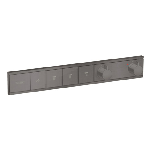 hansgrohe Fertigmontageset RainSelect UP-THM, 4 Verbr., brushed black chrome