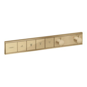 hansgrohe Fertigmontageset RainSelect UP-THM, 4 Verbraucher, brushed bronze