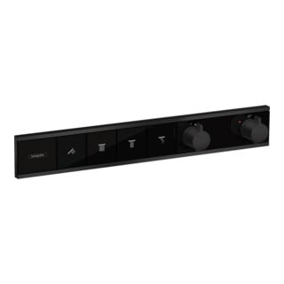 hansgrohe Fertigmontageset RainSelect UP-THM, 4 Verbraucher, mattschwarz