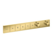 hansgrohe Fertigmontageset RainSelect UP-THM, 5 Verbr., polished gold optic