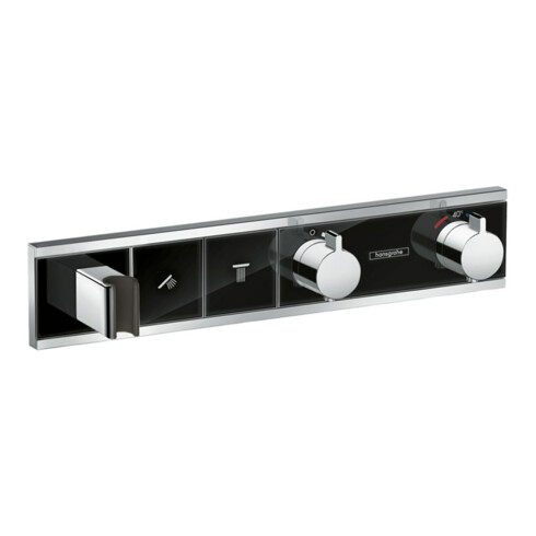 hansgrohe Fertigmontageset RainSelect UP-THM, m i. Brauseha., 2 Verbr., sw/vc