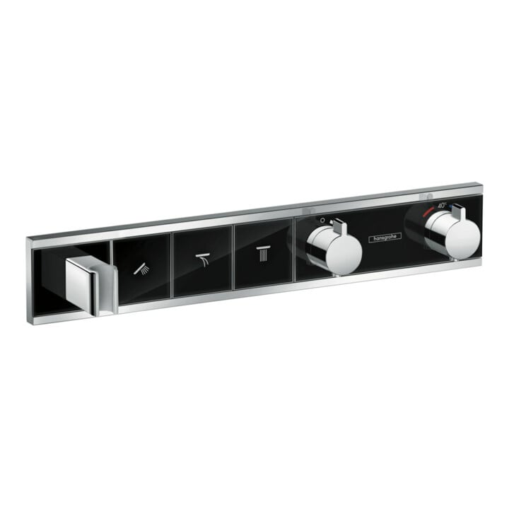 hansgrohe Fertigmontageset RainSelect UP-THM, m i. Brauseha., 3 Verbr., sw/vc