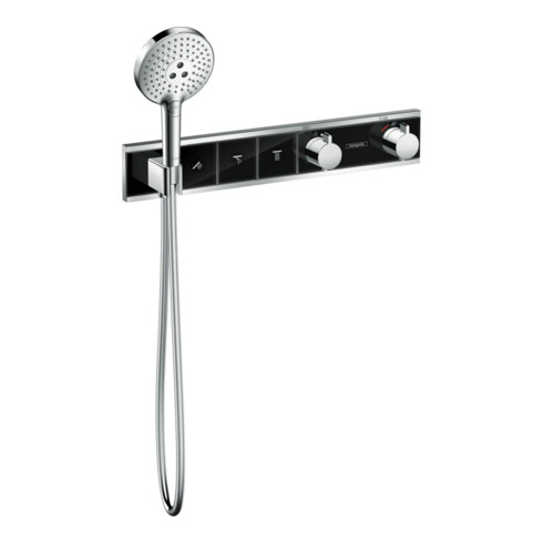 hansgrohe Fertigmontageset RainSelect UP-THM, m i. Brauseha., 3 Verbr., sw/vc