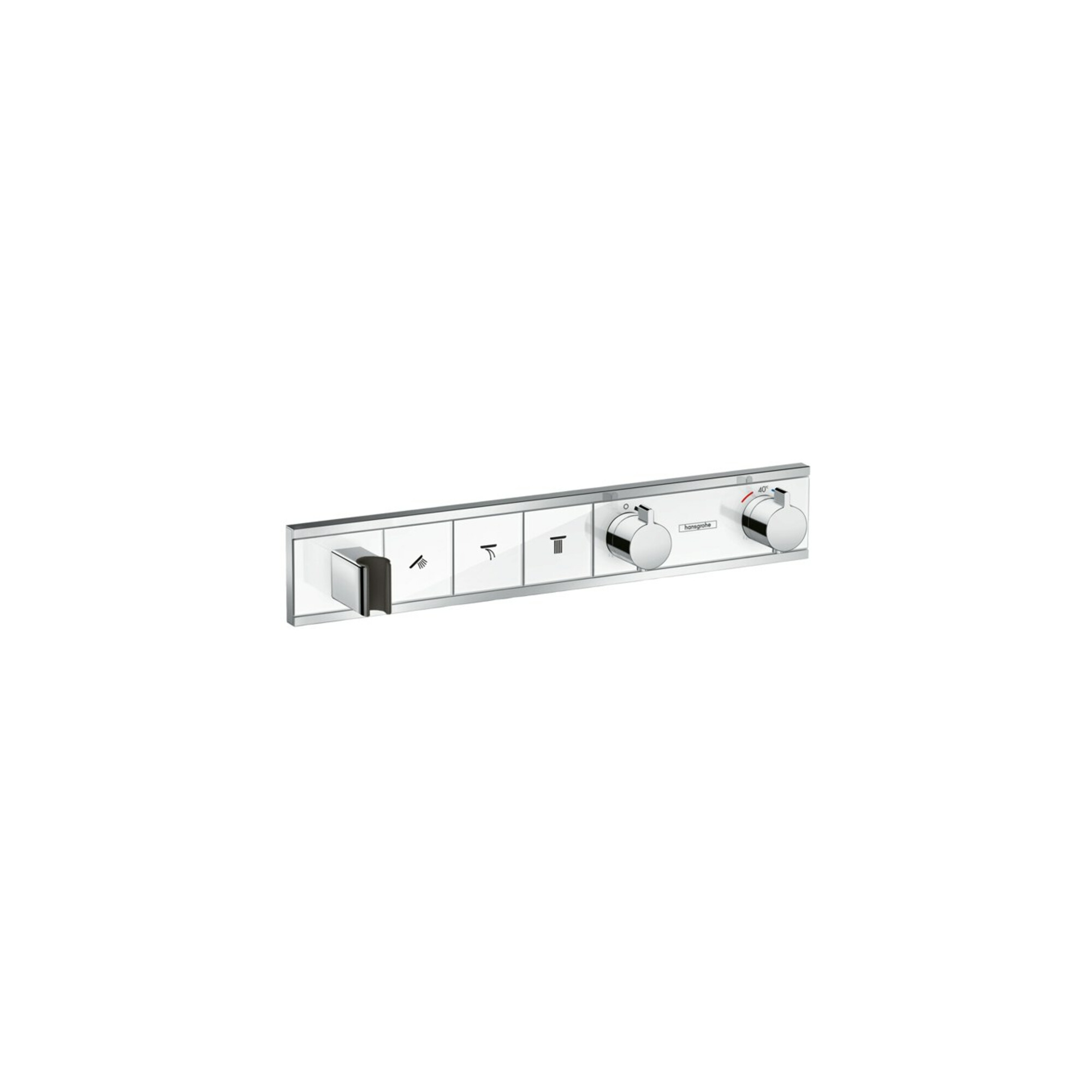 hansgrohe Fertigmontageset RainSelect UP-THM, m i. Brauseha., 3 Verbr., we/vc